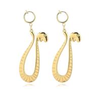 One Pieces Boa Hancock Earrings Boa Hancock Cosplay Accessories Irregular Golden Snake Jewellery Anime One Pieces Figure Merch