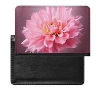 One Pink Flower Passport Holder Passport Cover Protector Essentials with Credit Card Slots for Women Men