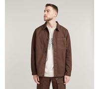 One Pocket Relaxed Shirt - Red - Men XS