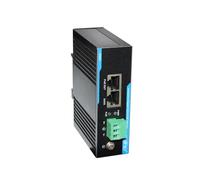 One Port Industrial POE Injector 60W IEEE802.3at Gigabit PoE Injector POE Adapter with 45V-56V DC in Din-Rail Installation