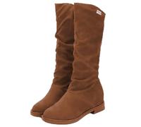 one pound items sale clearance items Women's Winter Boots Fur Lined Booties Outdoor Ski Warm Boots Thickening Hiking Shoes Soft Winter Suede wide fitting ankle boots sale