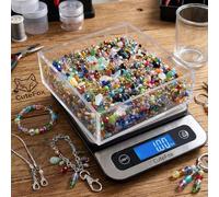 One Pound Premium Austrian Glass Beads, Mix Assorted Glass Beads, Multi-Color Crystal Assortment for DIY Jewelry Making, Bracelets, Necklaces, Keychains, Crafting 1 Pound
