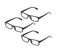 One Power Reading Glasses for Women and Men, 3 Pack Reading Glasses, Small Pressure and Computer Screens, Adjustable Eye Lenses, Transparent Focus, Automatic Fit for Women and Men