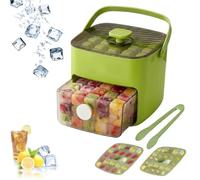 One Press Quick Release Countertop Ice Cube Maker Machine(Purple)