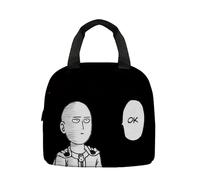 One Punch Man Anime Lunch Bag, Saitama/Tatsumaki/Genos Meal Bag Portable Lunch Box for Kids Boys Girls School Picnic