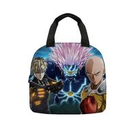 One Punch Man Anime Lunch Bag, Saitama/Tatsumaki/Genos Meal Bag Portable Lunch Box for Kids Boys Girls School Picnic