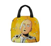 One Punch Man Anime Lunch Bag, Saitama/Tatsumaki/Genos Meal Bag Portable Lunch Box for Kids Boys Girls School Picnic