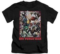 One Punch Man Cast of Characters Unisex Youth Juvenile T-Shirt for Girls and Boys (Small)