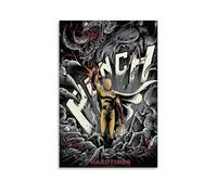 One-Punch ManMovie Decoration Pictorial Canvas Decoration Classic Movie Movie Poster Home Aesthetic Decoration12x18inch(30x45cm) Unframe-style-1