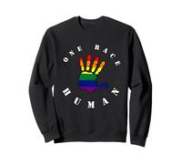 One Race, Human - One Race, Human - Against Racism Sweatshirt