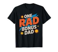 One Rad Bonus Dad Fathers Day Stepdad Step Father Blended T-Shirt