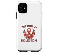 One Ribbon Endless Hope Awareness Case for iPhone 11