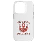One Ribbon Endless Hope Awareness Case for iPhone 14 Pro