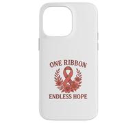 One Ribbon Endless Hope Awareness Case for iPhone 14 Pro Max