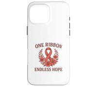 One Ribbon Endless Hope Awareness Case for iPhone 16 Pro Max