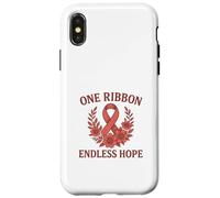 One Ribbon Endless Hope Awareness Case for iPhone X/XS