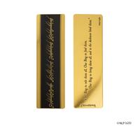 One Ring Metal Bookmark