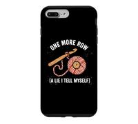 One Row More A Lie I Tell Myself Funny Crochet Yarn Crafter Case for iPhone 7 Plus/8 Plus