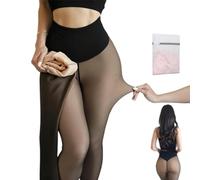 One-Seam Shaping Fleece Leggings, Compression One-Seam Magic Leggings, Shaping Snatch Waist Stay Warm (UK, Alpha, XS, S, Regular, Regular, Light)