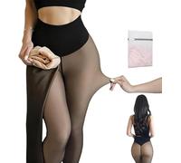 One-Seam Shaping Fleece Leggings, Compression One-Seam Magic Leggings, Shaping Snatch Waist Stay Warm (Light, M-L (Wight:130-185LB))