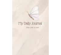 One Sentence A Day Journal: A minimal 365-Day Guided Habit & Gratitude Journal for Daily Reflection and Personal Growth