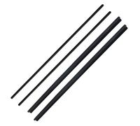 One Set Front Outer & Inner Right + Left Window Glass Rubber Waist Seal Strip for Land Rover for Defender 110 3.9L G117121938 ALR598 Automotive Window Door Seals