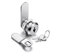 One Set Zinc Alloy Cabinet Cam Lock Durable Useful RV Storage Locks Replacement Set Furniture Security Cam Lock Drawer Cam Cylinder Lock for Cupboard Tool