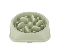 One shared home Slow Feeder Dog Bowl Anti-Choking Puzzle Dog Feeder (7.8 In) (Light Green)