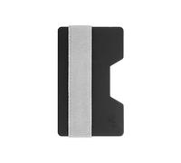 ONE SHOP Card Holder for Smartphone with RFID Protection, ABS Adhesive Wallet with Spring Grip and Pocket, Anti-Fraud for Credit Cards_2 PCS, White, 5,8 x 9,5 cm, Classic