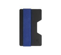 ONE SHOP Card Holder for Smartphone with RFID Protection, ABS Adhesive Wallet with Spring Grip and Pocket, Anti-Fraud for Credit Cards_2 PCS, blue, 5,8 x 9,5 cm, Classic