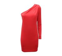 One-shoulder dress - female - Guess - Short Dresses - Red - M - Dresses M