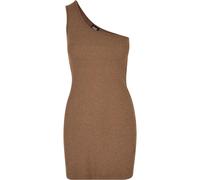 One-shoulder ribbed dress for women Urban Classics Vert L