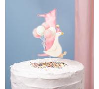 one silly goose cake topper (PINK)