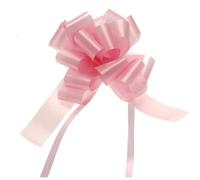 One Single Quick Pull Bow - 31mm Wide - Florist Ribbon - Wedding Car Bouquet Gift Bow (Baby Pink)