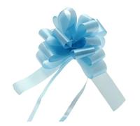 One Single Quick Pull Bow - 31mm Wide - Florist Ribbon - Wedding Car Bouquet Gift Bow (Light Blue)