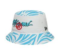 New Era Haas F1 Team Miami GP Zebra White Bucket Hat (UK, Alpha, M, White)