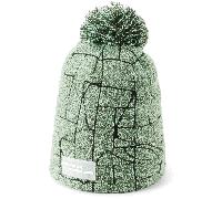 (One Size, Artillery Green) Under Armour Womens UA Graphic Soft Knit Warm Comfy Ribbed Pom Beanie Hat