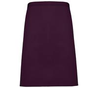 (One Size, Aubergine) Premier Colours Mid Length Apron