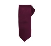(One Size, Aubergine) Premier Mens Micro Waffle Formal Work Tie
