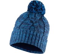 (One Size, Azure Blue) Buff Kids Knitted Fleece Lined Warm Winter Beanie Hat