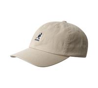 (One Size, Beige) Kangol Leather Backstrap Baseball Cap