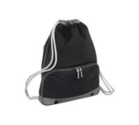 Bagbase Men's Athleisure Drawstring Bag in Black Bagbase Black