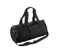 (One Size, Black) Bagbase Barrel Recycled Duffle Bag