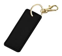 (One Size, Black) Bagbase Boutique Leather-Look PU Keyclip