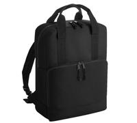 (One Size, Black) Bagbase Cooler Recycled Backpack