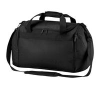 (One Size, Black) Bagbase Freestyle Holdall / Duffle Bag (26 Litres) (Pack of 2)