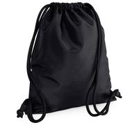 (One Size, Black) Bagbase Icon Drawstring Bag