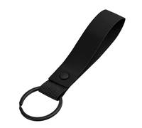 (One Size, Black) Bagbase Matte PU Coating Keyring