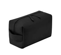 (One Size, Black) Bagbase Matte PU Toiletry Bag