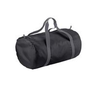 (One Size, Black) BagBase Packaway Barrel Bag
